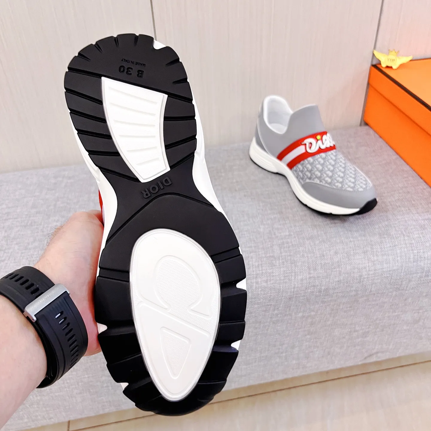 Men's Men's Shoes Men's Shoes💰 400 Men's Men's Shoes💰👍[Dior]🔥🔝High-end men's shoes brand official website 1:1 latest masterpiece: the upper is made of Italian official website original special technical cloth fabrics🔥original comfortable and breathable lining➕original designated non-slip outsole🔥making walking more convenient and comfortable! An exclusive new model, a stunning work, a beautiful 1:1 replica [color] compared to the official quality! Create a fashionable personality to set off your uniqueness! A must-have for trendy men! 🔥, sizes: 38-44. color:.      2⃣️ Colors available🔥